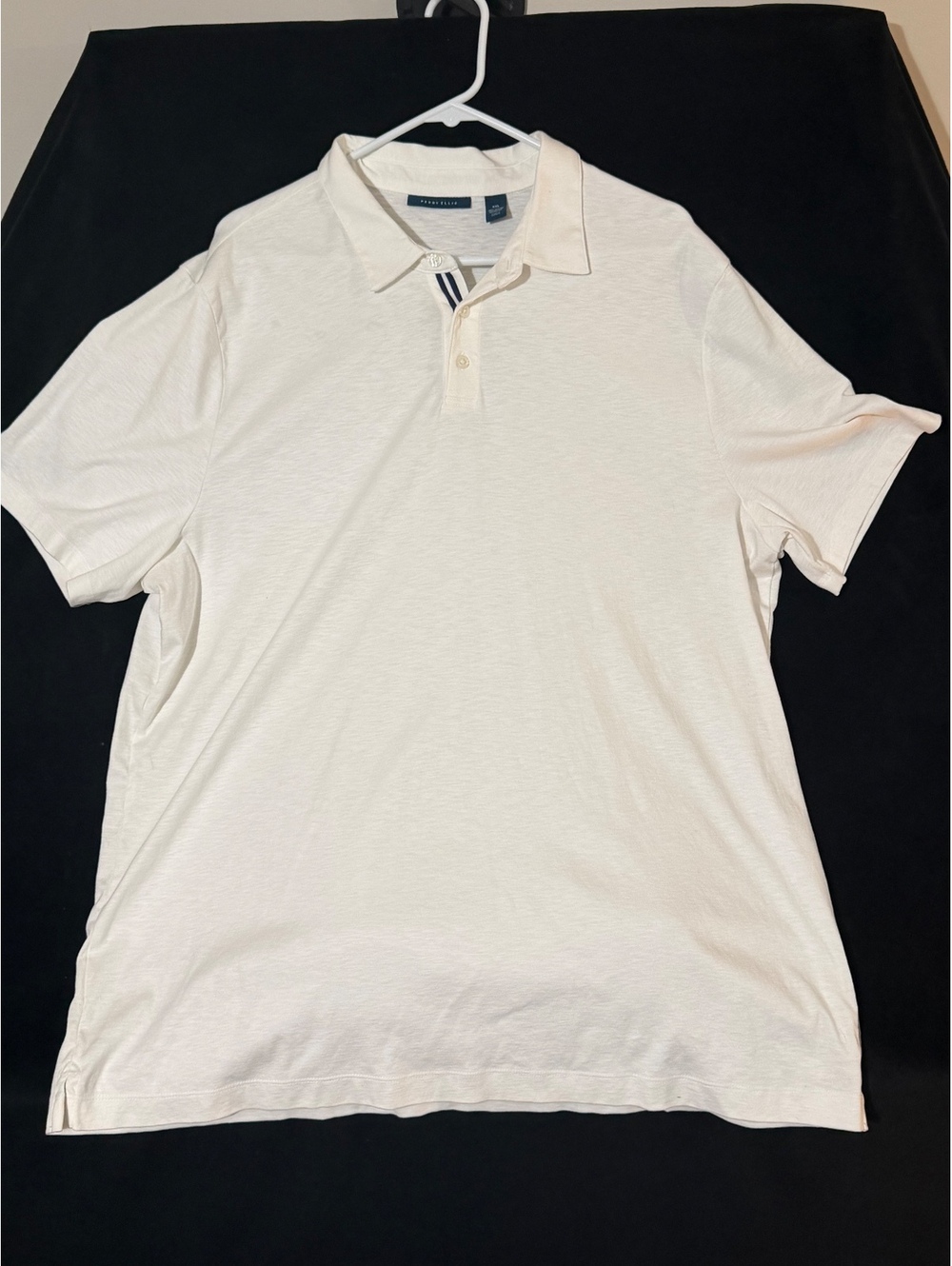Perry Ellis Men's XXL White Polo Shirt